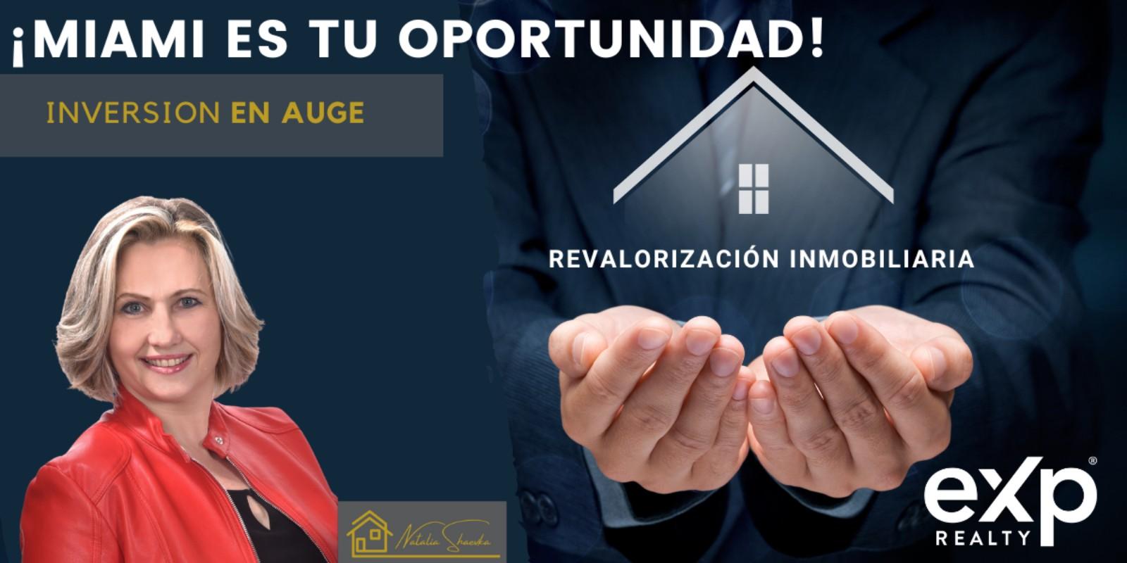 ¿Sabías que el mercado inmobiliario   de Miami está en auge? 