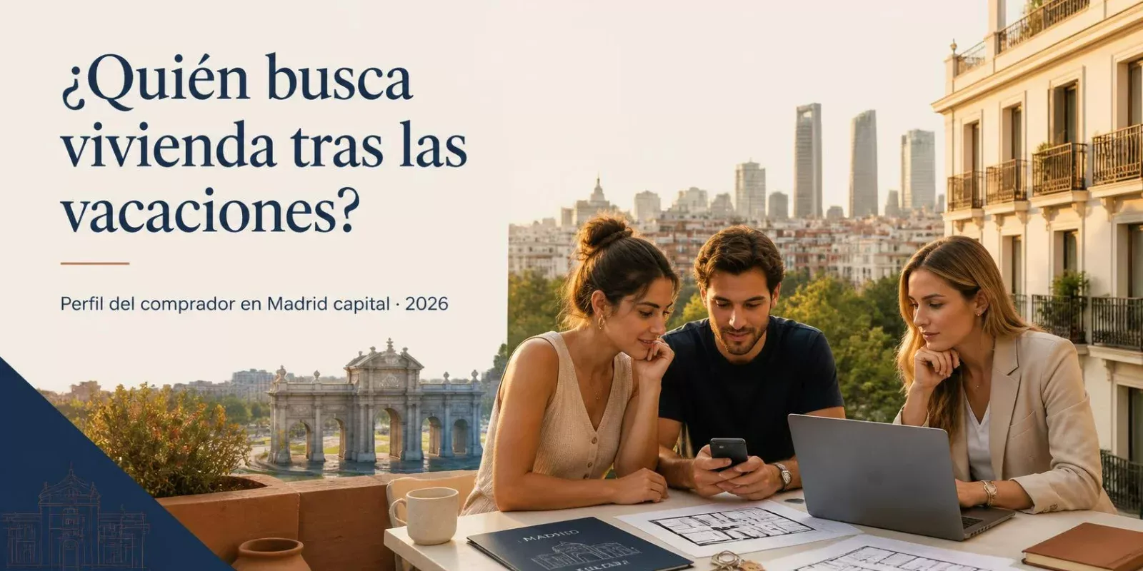 Perfil del comprador en Madrid capital 2026: ¿Quién busca vivienda tras las vacaciones?